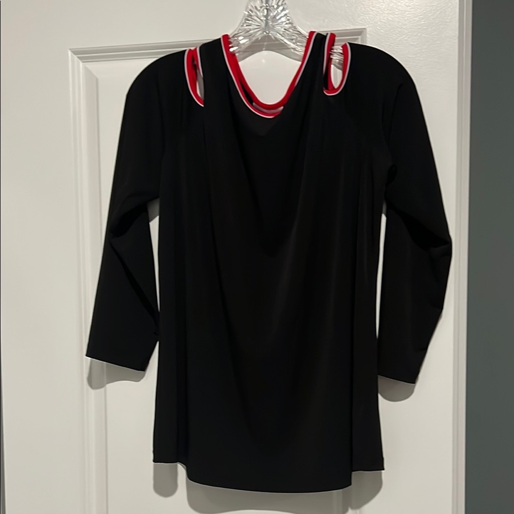 Susan Graver Black and Red